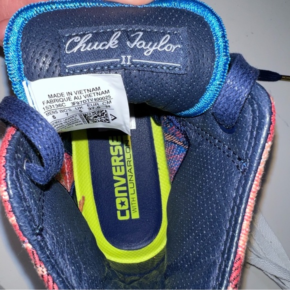 Converse Chuck Taylor All-Star II Medieval Blue High Tops Mountains/Sunrise - Picture 8 of 16